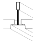 Tegular – край плиты с широкой ступенькой